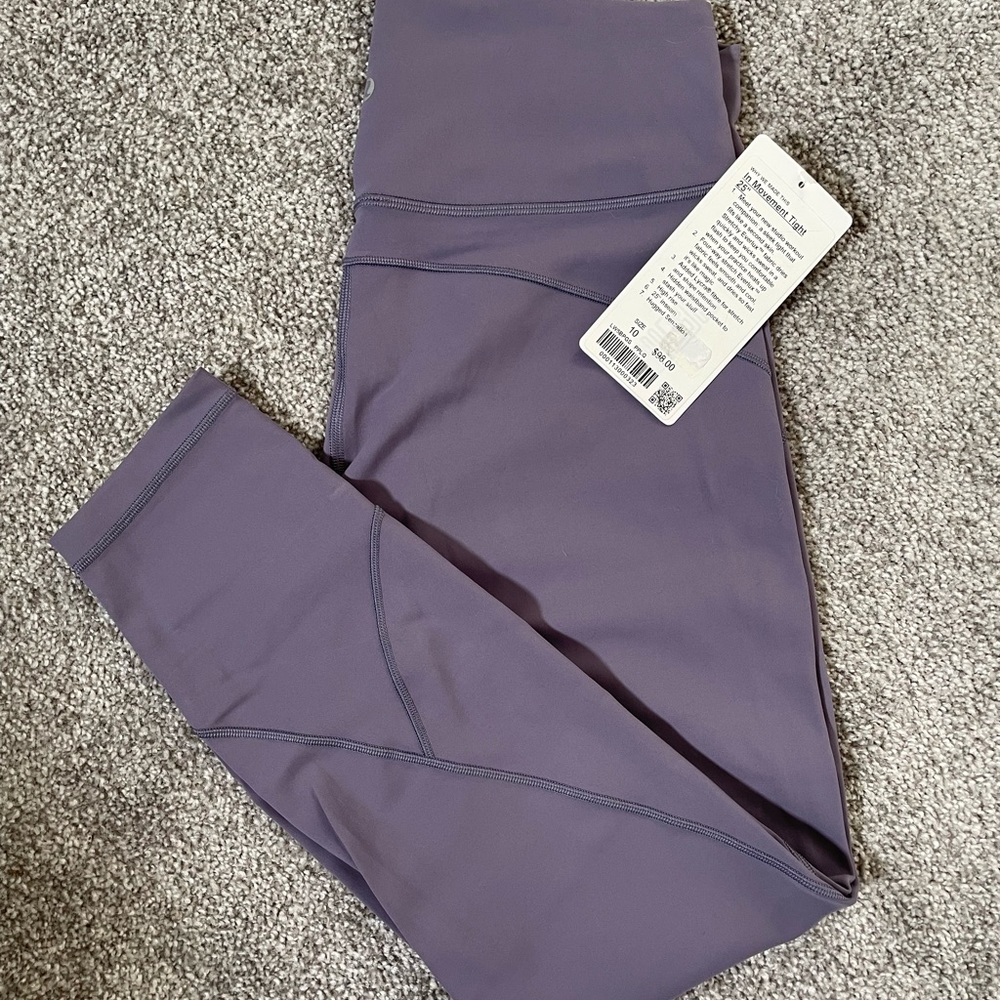 NWT Lululemon In Movement 25” Tight - PPLQ